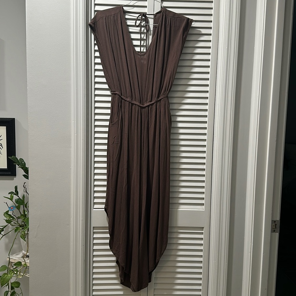 Open back jumpsuit with pockets, SM